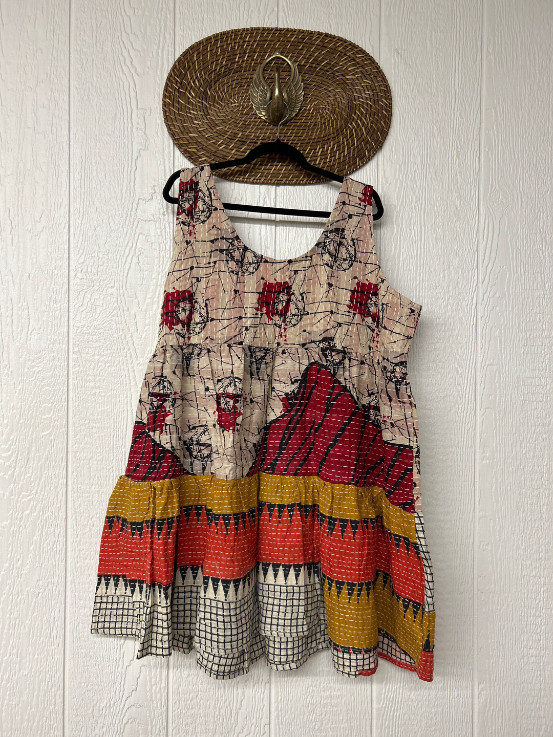 Kantha Meadow Mini Dress 0625 162