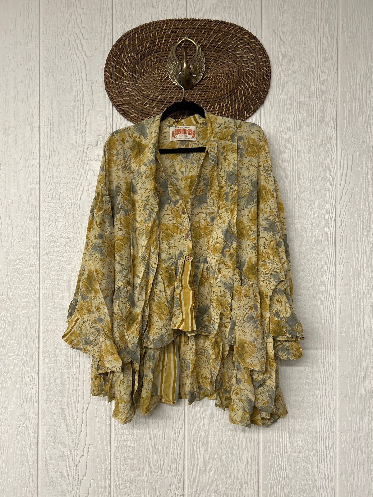 Crepe Sari Wild Rose Top 1026 155