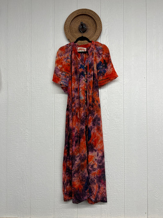 Crepe Sari Summer Woodstock Duster 0626 025