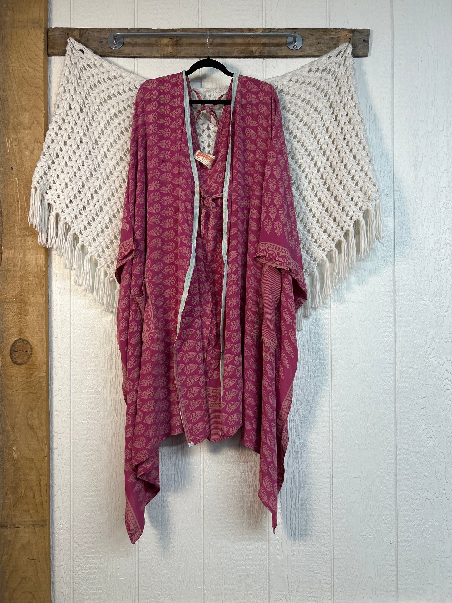 Crepe Sari Orchid Kimono 0626 272