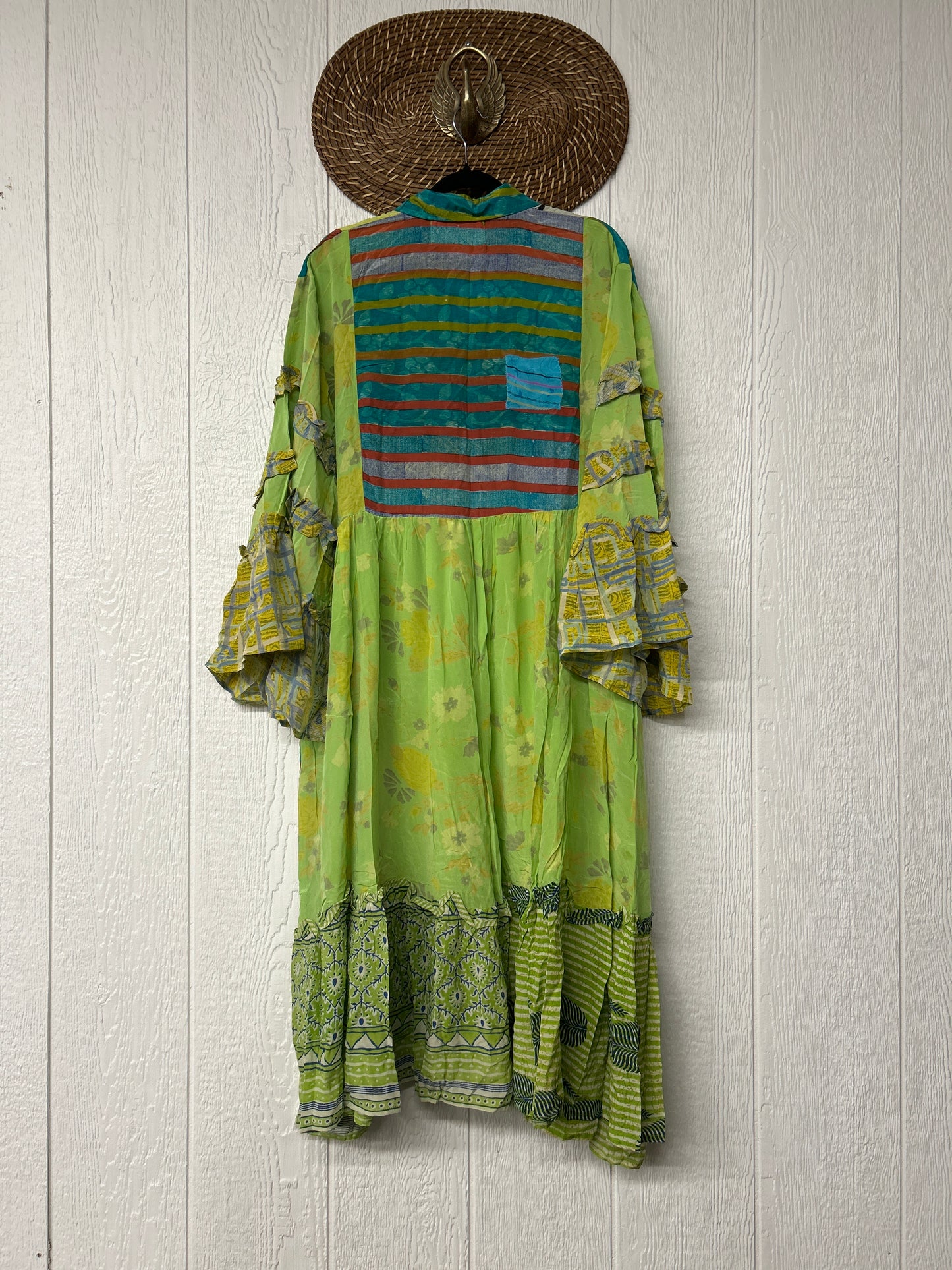 Crepe Sari Rhiannon Duster Dress 0226 053