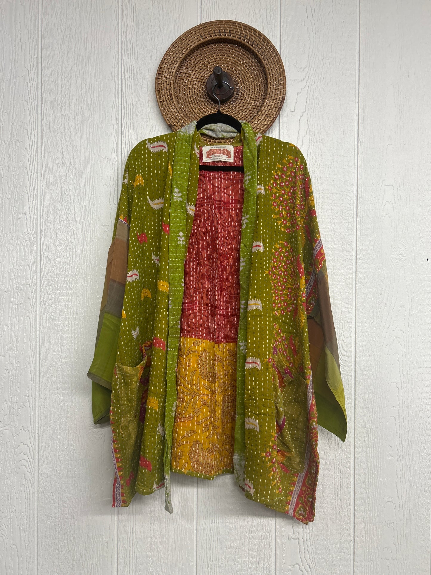 Pareo Kantha Shortie Majestic Kimono 0326 243