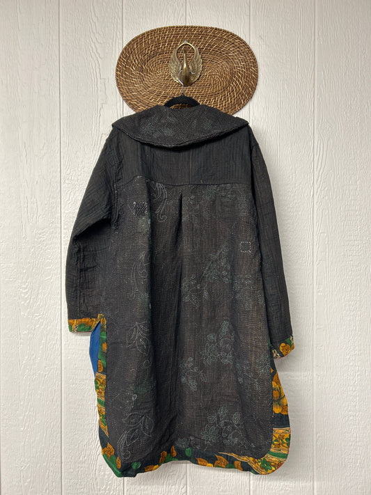 Fine Kantha Drifter Coat 1026 081