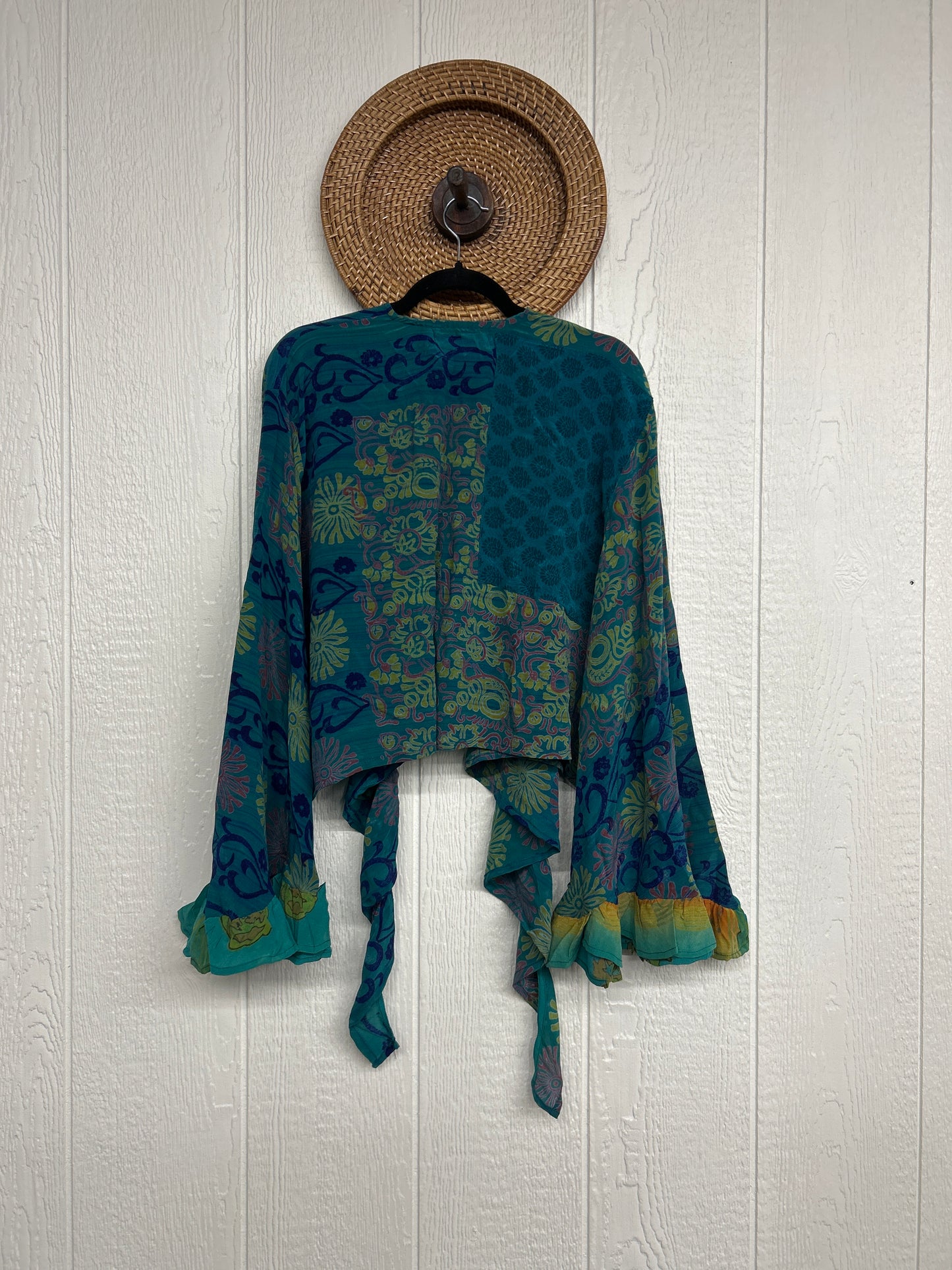 Crepe Sari Zeppelin Crop Shrug 0426 255