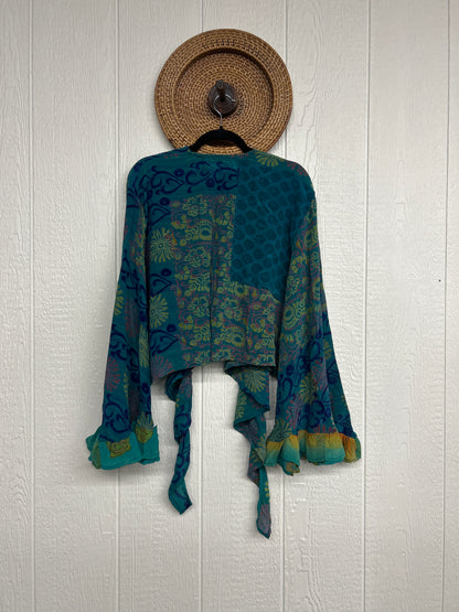 Crepe Sari Zeppelin Crop Shrug 0426 255