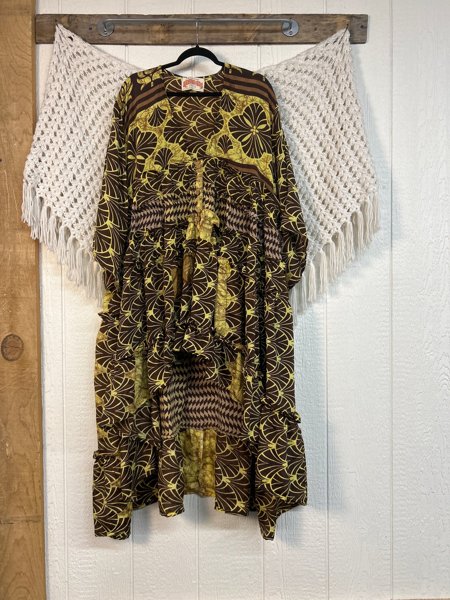 Rasgulla Sari Rhiannon Kimono 0826 033