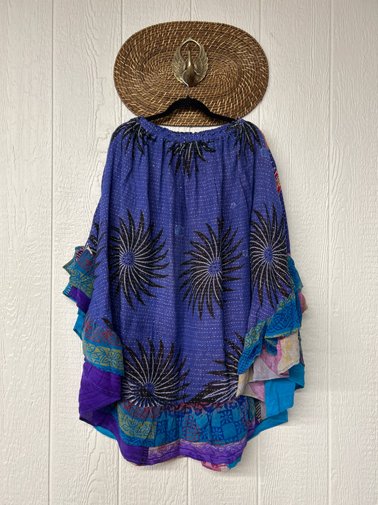 Pareo Kantha Wild Rose Skirt 0426 230