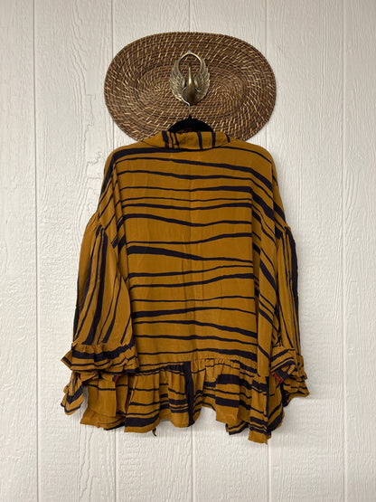 Crepe Sari Wild Rose Top 1225 220