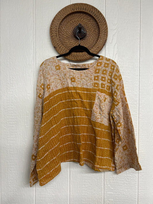 Pareo Kantha Wanderer Pocket Crop Top 0226 091