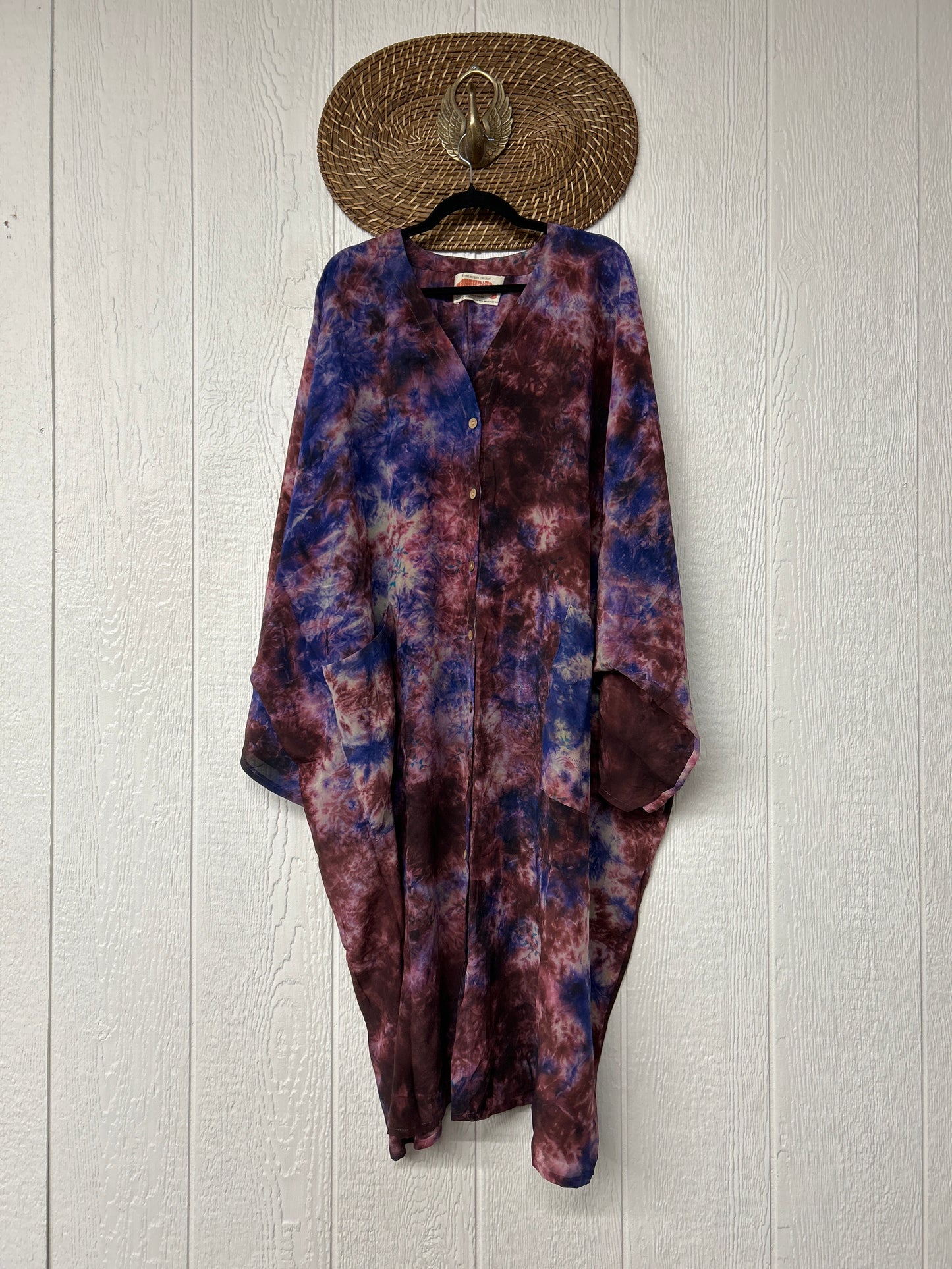 Crepe Sari Gaia Duster Dress 0426 143