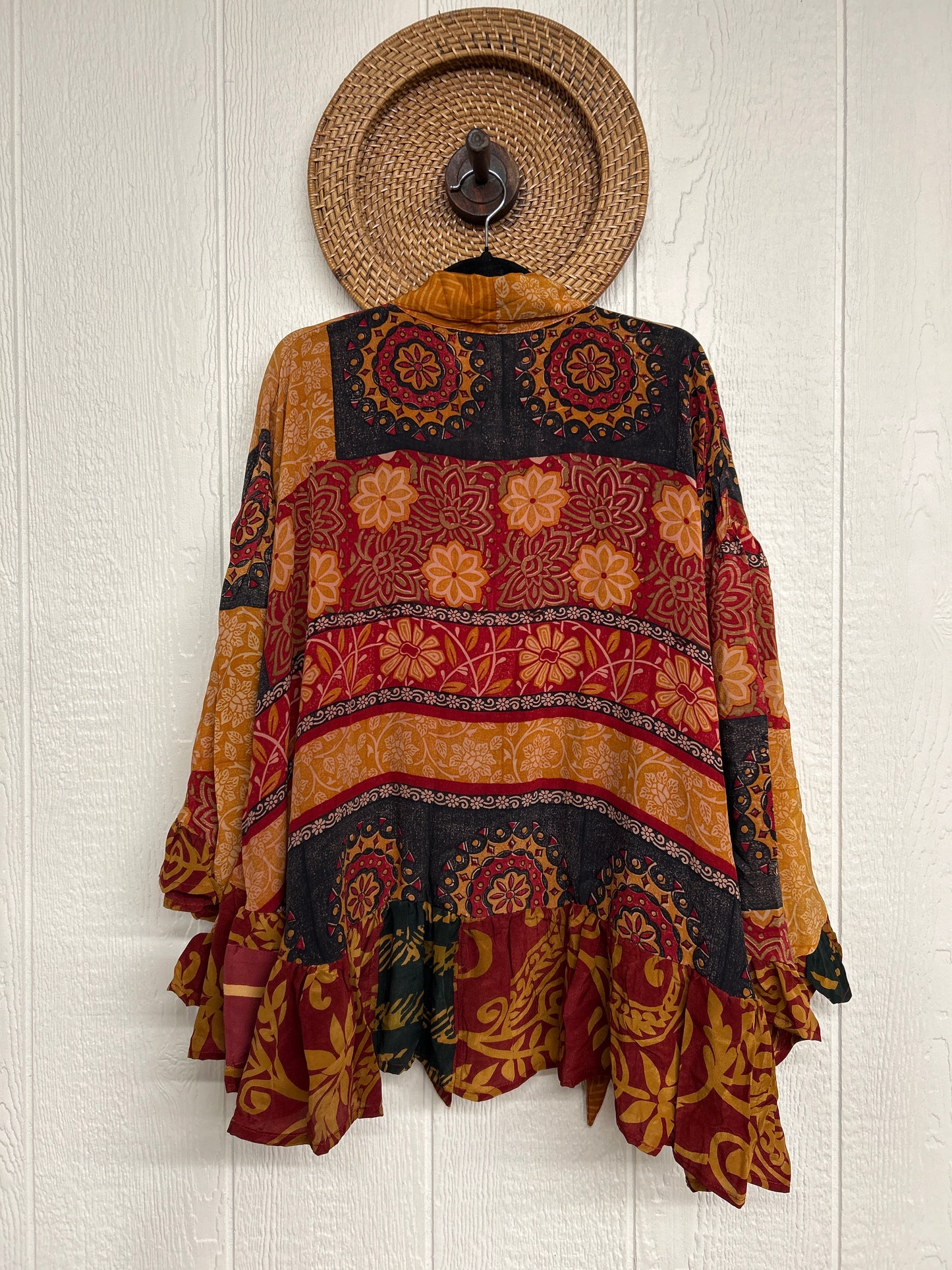 Crepe Sari Wild Rose Top 1225 112