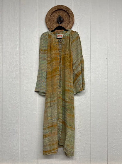 Crepe Sari Woodstock Duster Dress 0226 164