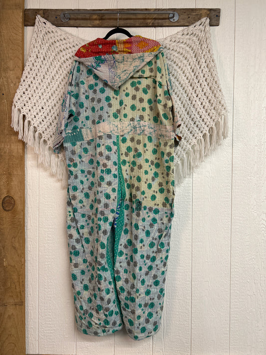 Kantha Zen Hoodie Jumpsuit 0925 249