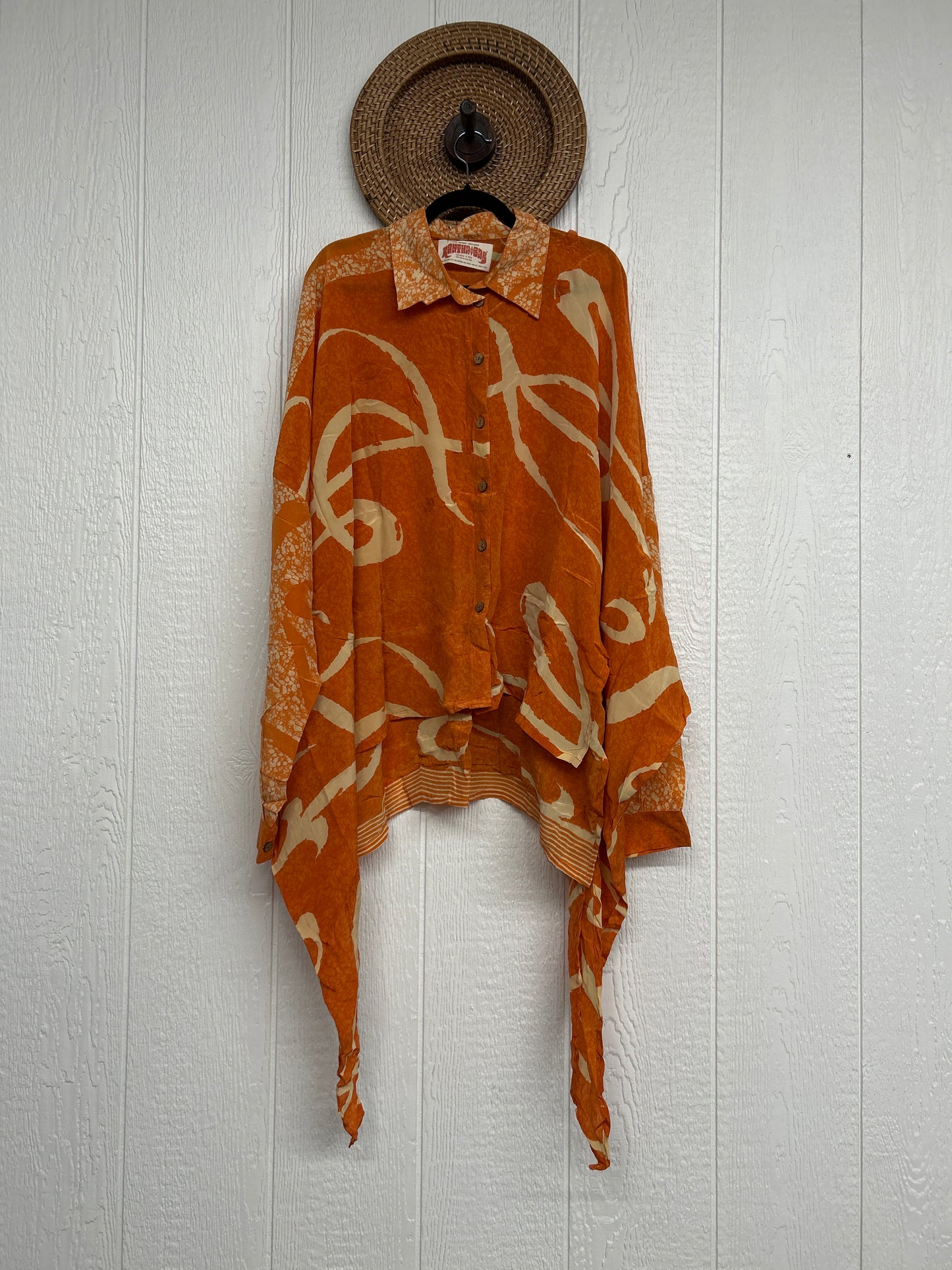 Crepe Sari Nirvana Button Down 1125 218