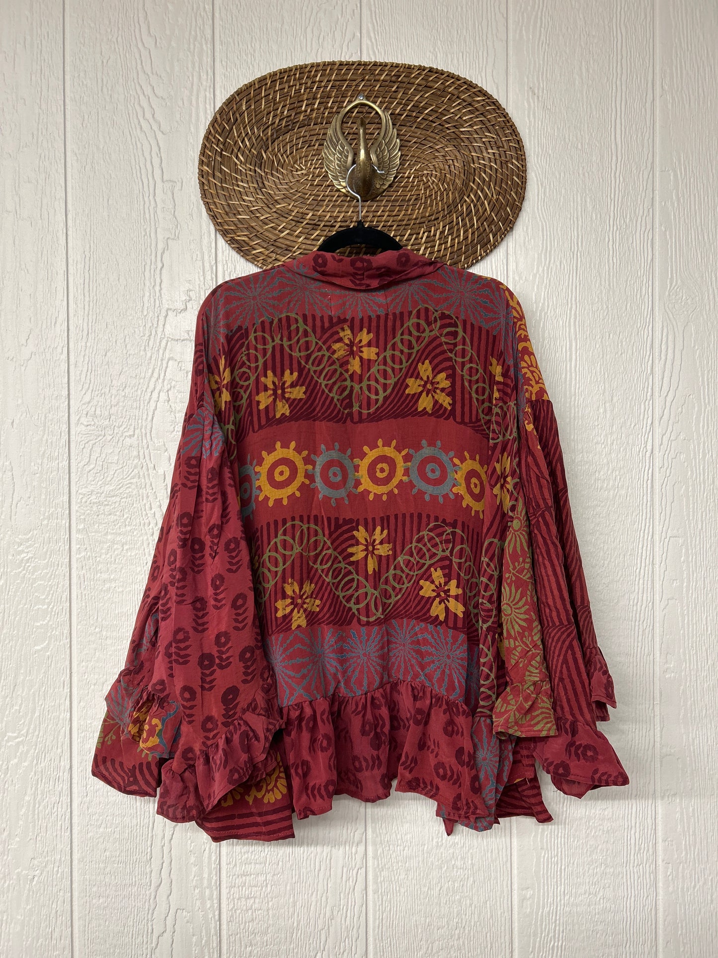 Crepe Sari Wild Rose Top 1225 167