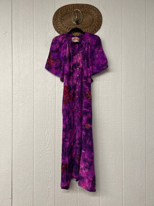 Crepe Sari Summer Woodstock Duster 0626 165