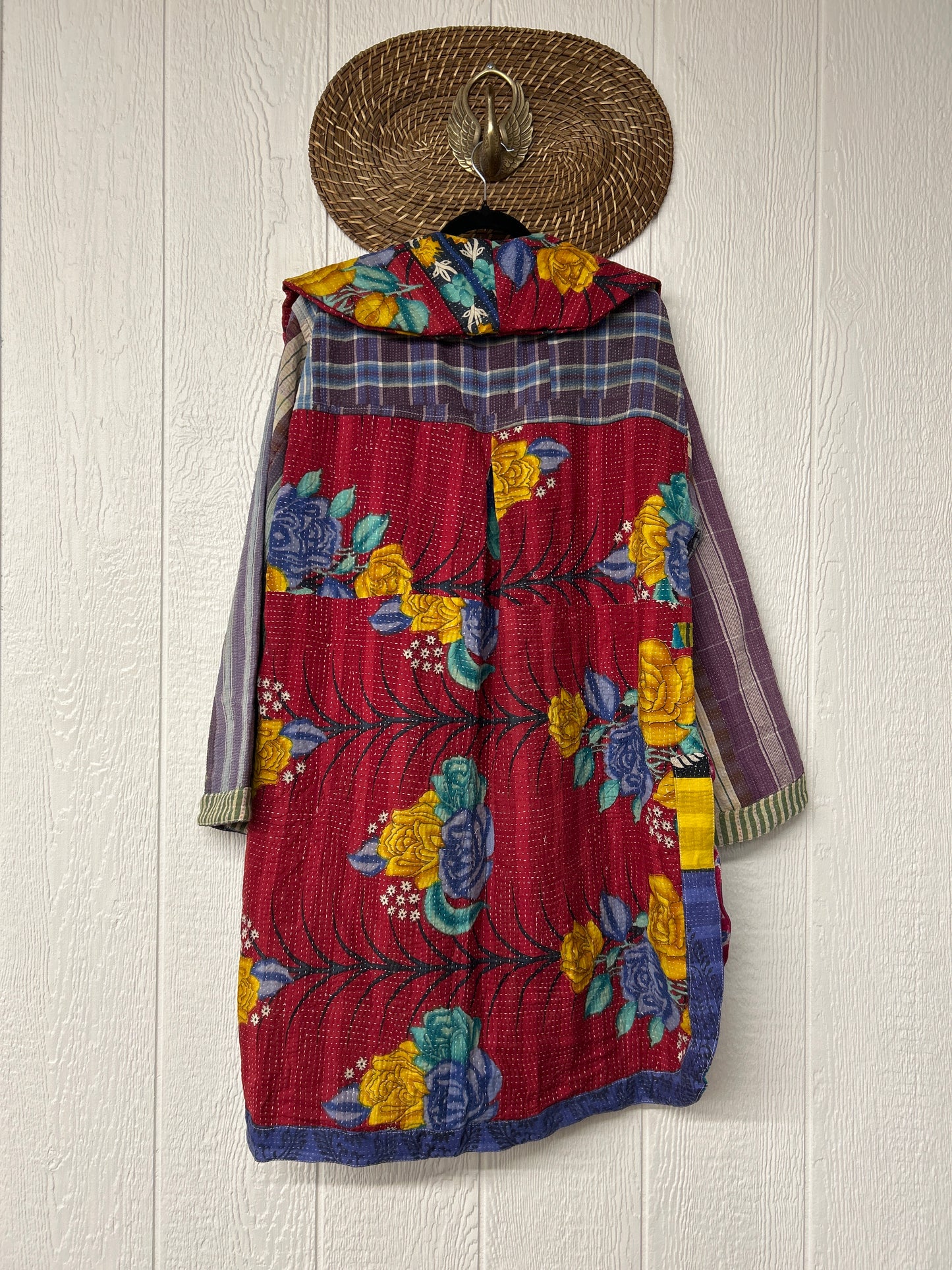 Fine Kantha Drifter Coat 1125 047