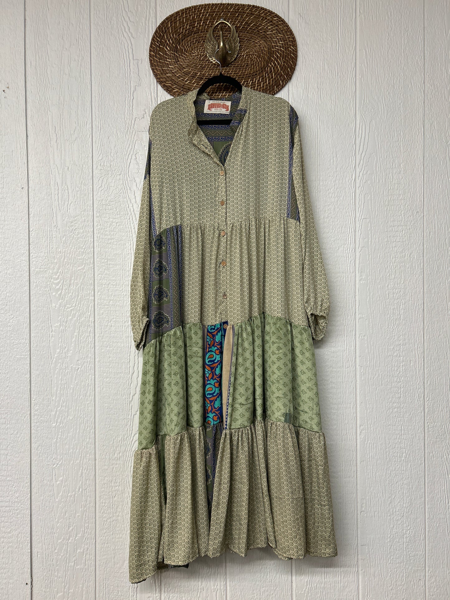 Rasgulla Sari Luminous Maxi Dress 0226 055