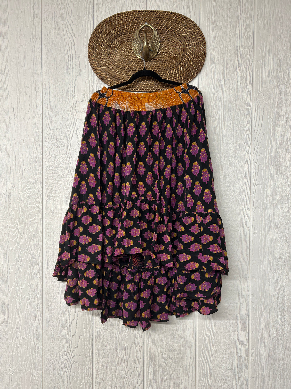 Crepe Sari Dahlia Skirt 1026 112
