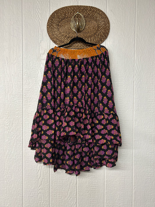 Crepe Sari Dahlia Skirt 1026 112