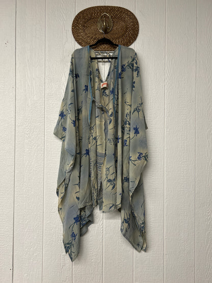 Crepe Sari Orchid Kimono 0626 021