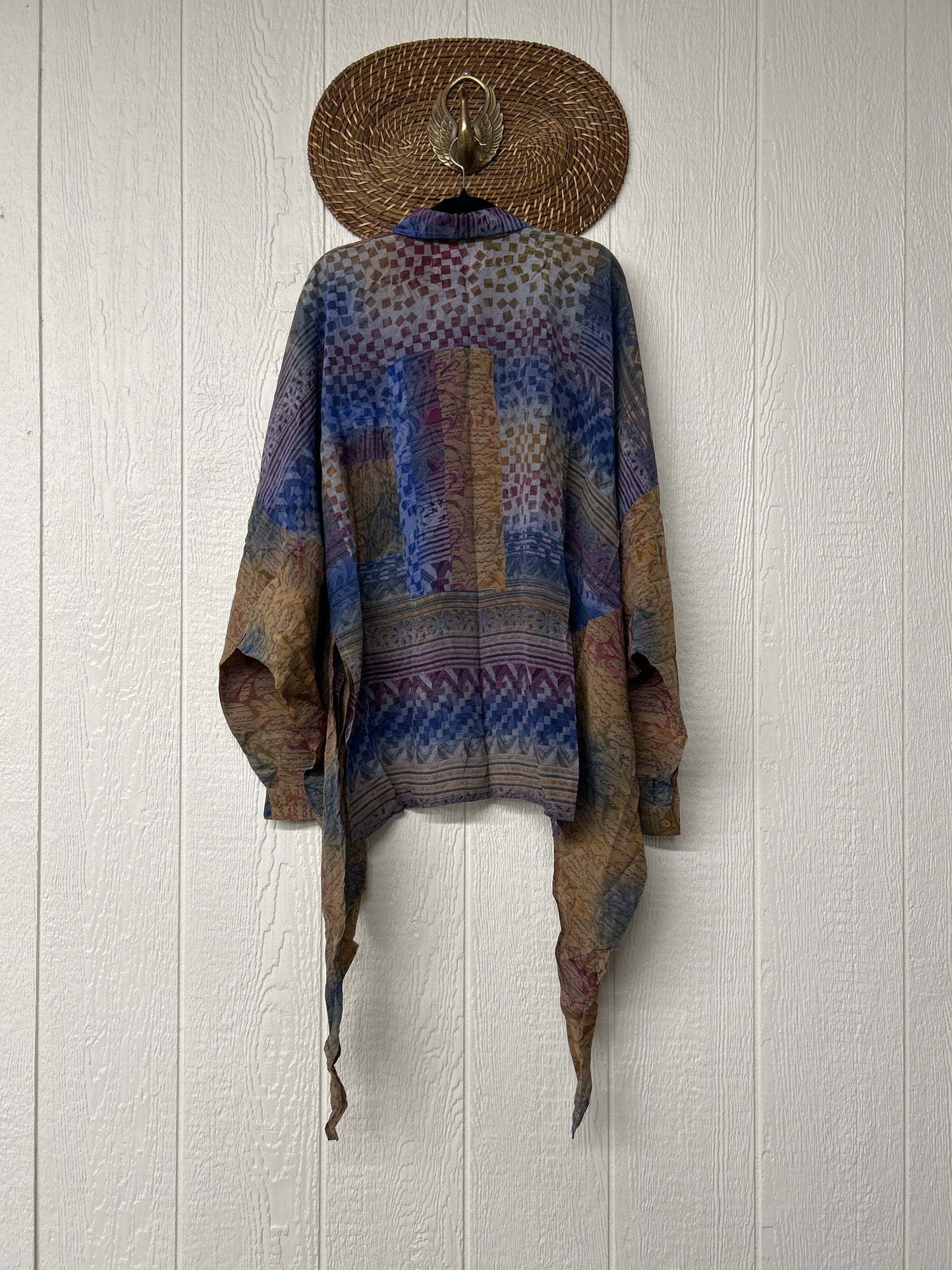 Crepe Sari Nirvana Button Down 1125 083