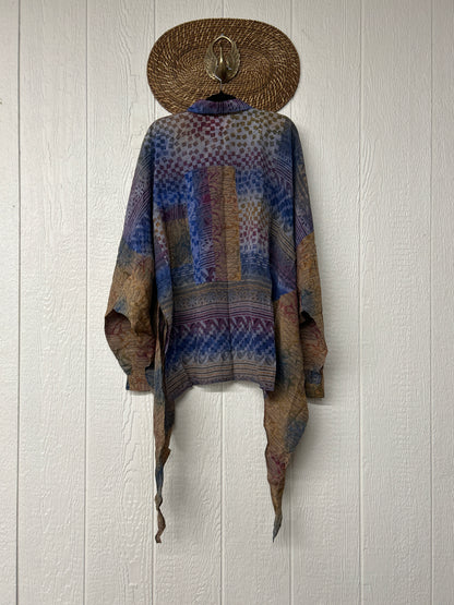 Crepe Sari Nirvana Button Down 1125 083