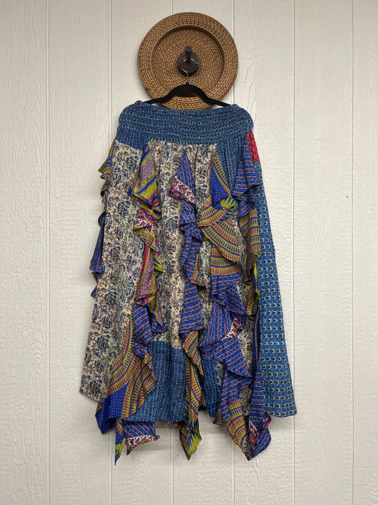 Pareo Kantha Willow Maxi Skirt 0826 076