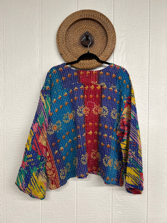 Pareo Kantha Wanderer Pocket Crop Top 0226 031