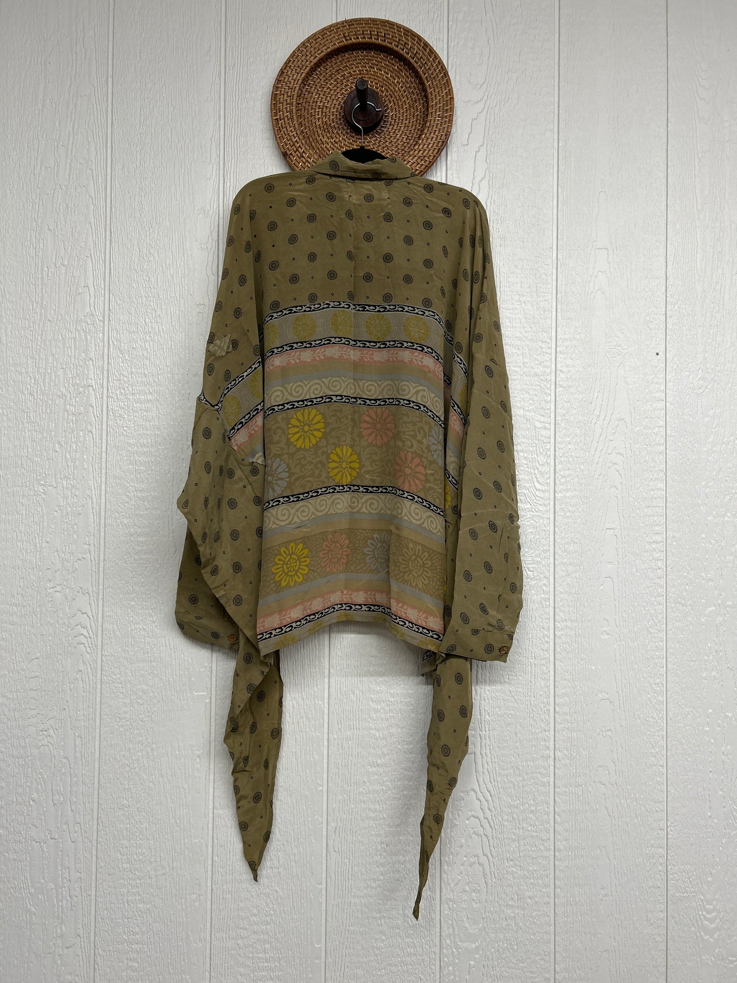 Crepe Sari Nirvana Button Down 1125 181