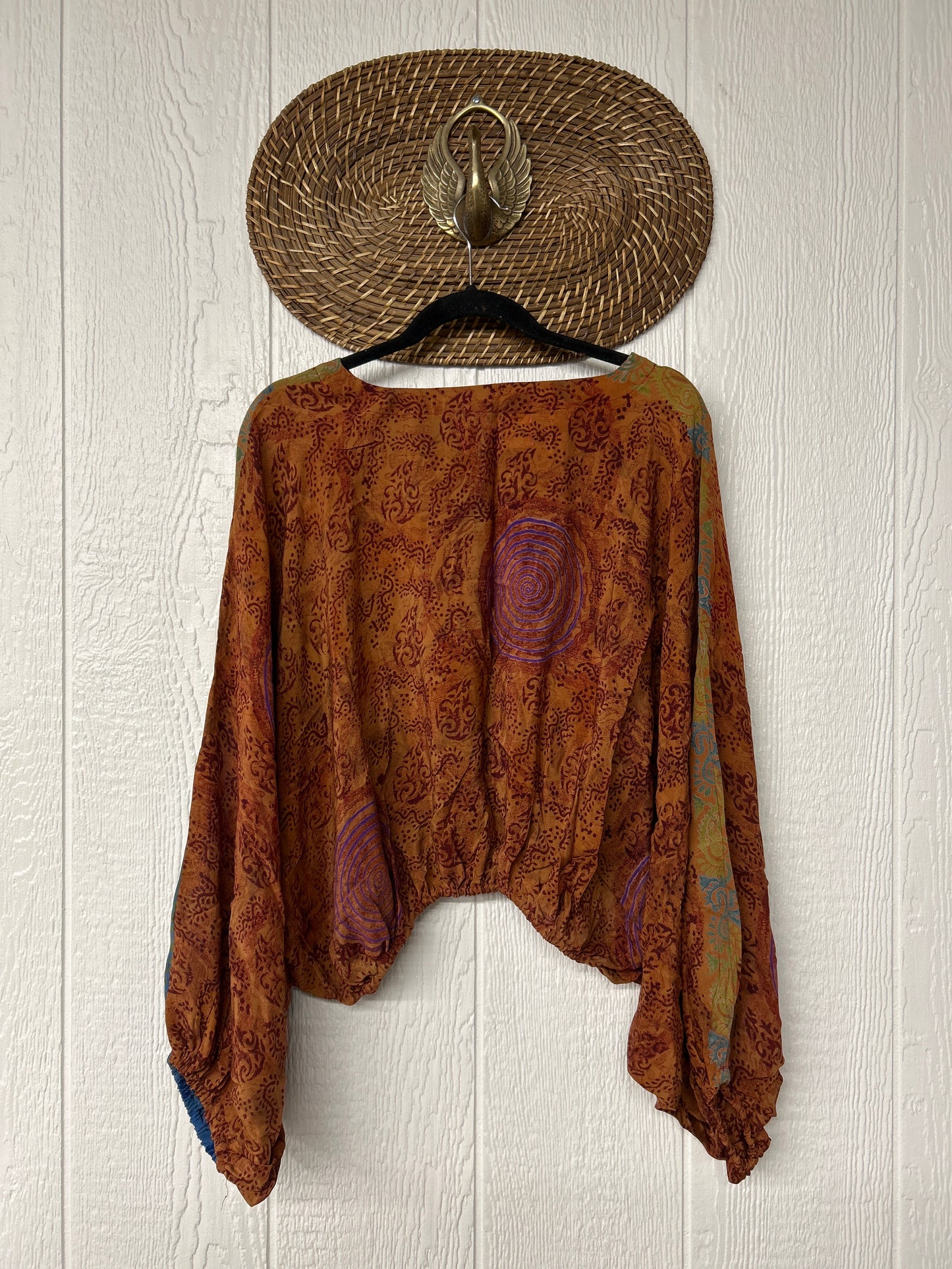 Crepe Sari Luna Crop Top 0526 018