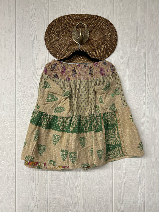 Pareo Kantha Meadow Skirt 0826 257