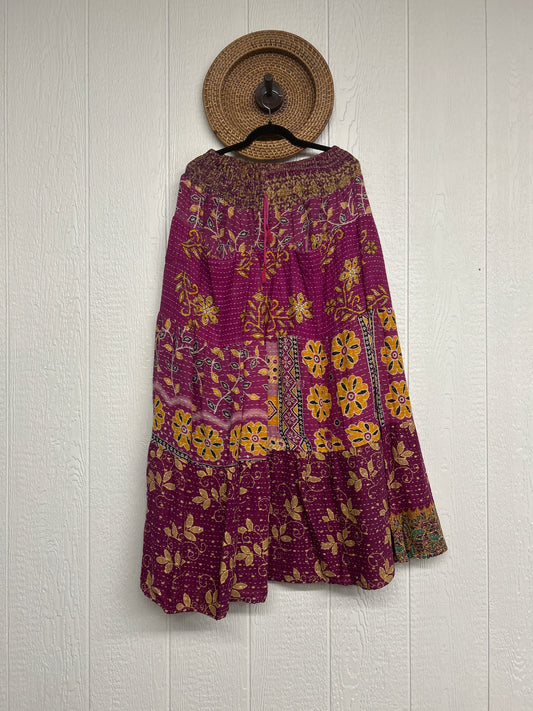 Pareo Kantha Lotus Maxi Skirt 0826 253