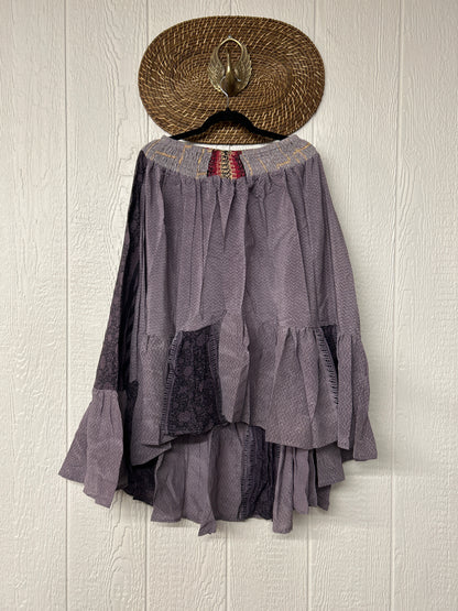 Crepe Sari Dahlia Skirt 1026 096