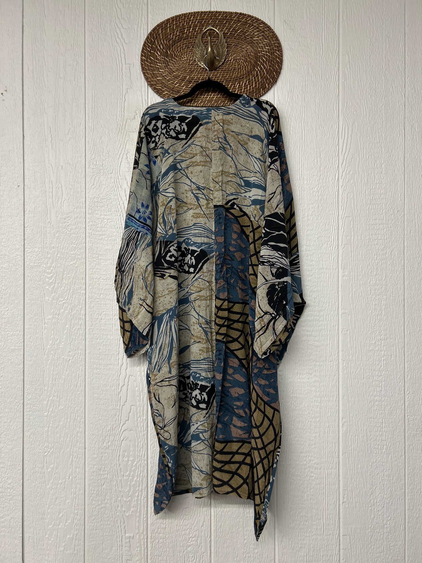 Crepe Sari Gaia Duster Dress 0826 084