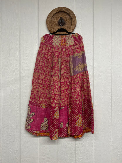 Pareo Kantha Lotus Maxi Skirt 0826 018