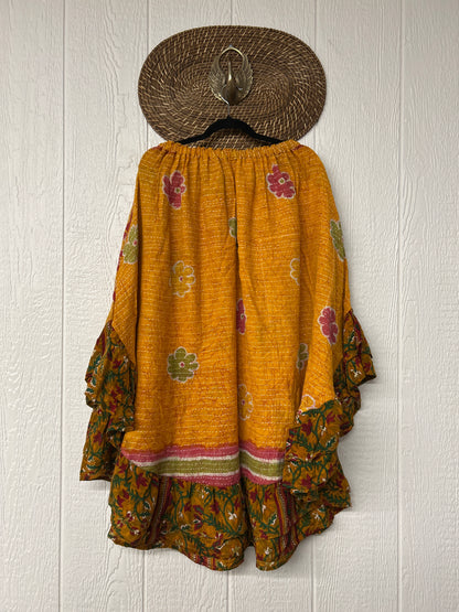 Pareo Kantha Wild Rose Skirt 0426 059