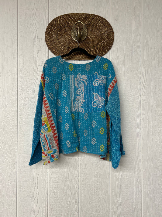 Pareo Kantha Wanderer Pocket Crop Top 0226 158