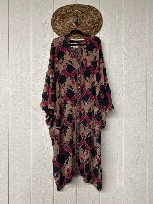 Crepe Sari Gaia Duster Dress 0826 253