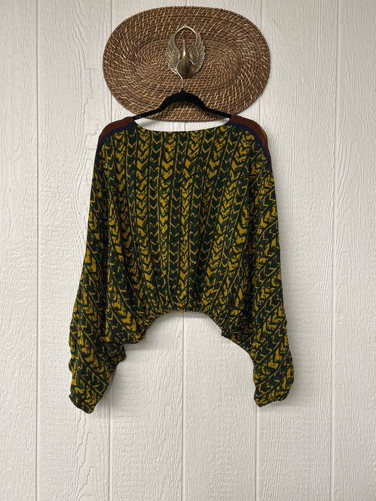 Crepe Sari Luna Crop Top 0126 180