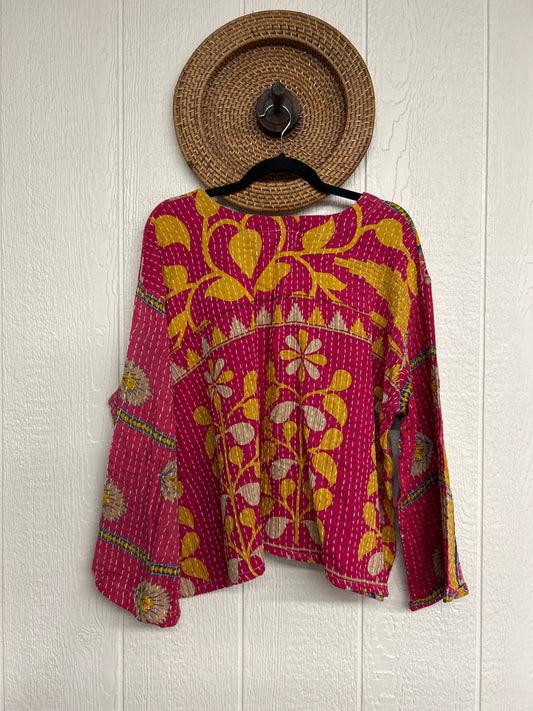 Pareo Kantha Wanderer Pocket Crop Top 0226 189