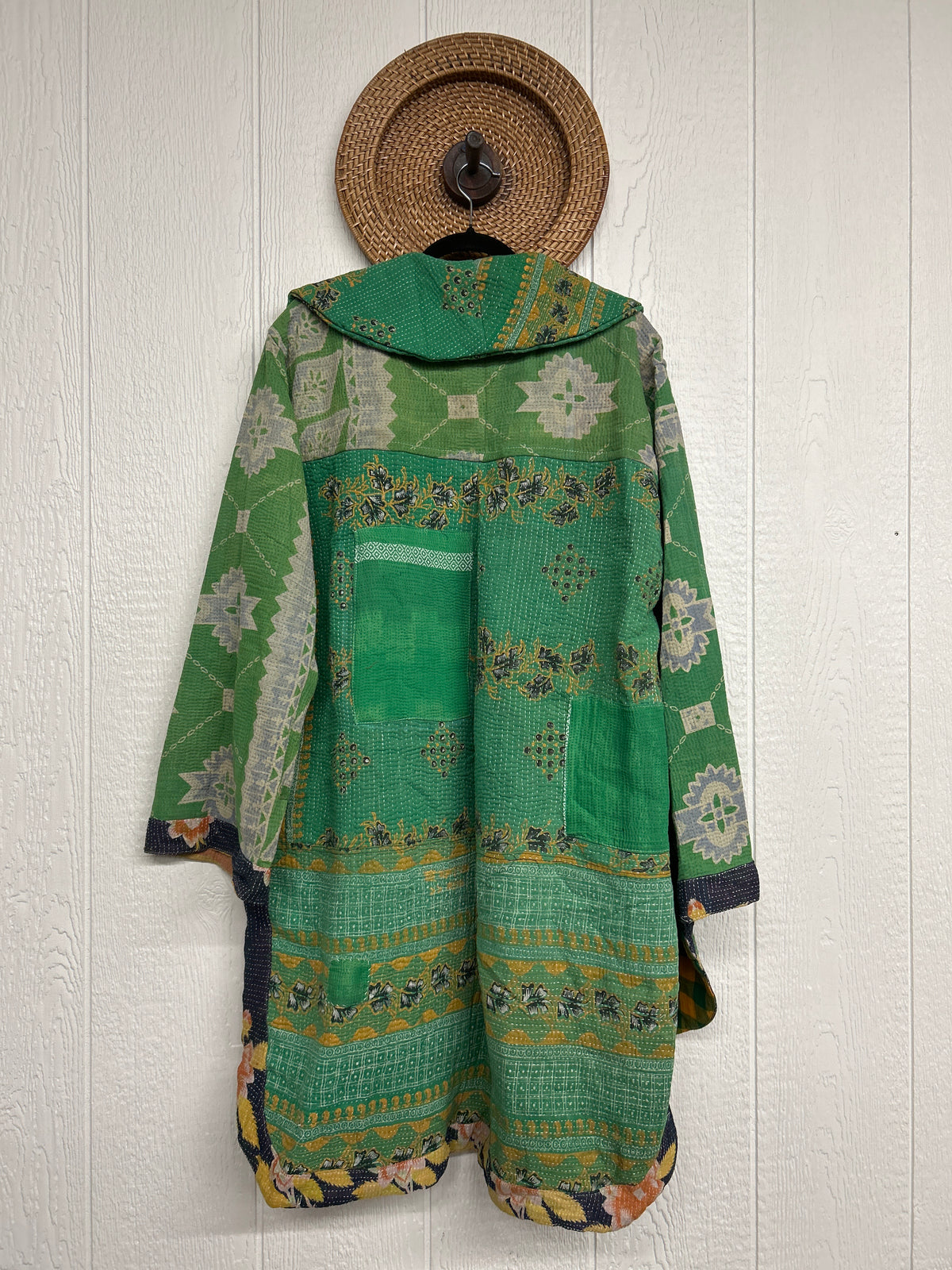 Fine Kantha Drifter Coat 1026 042