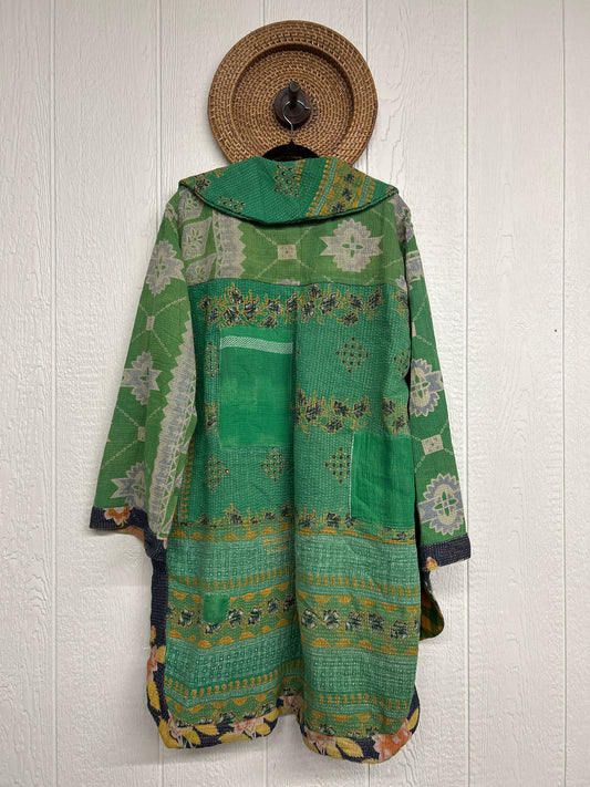 Fine Kantha Drifter Coat 1026 042