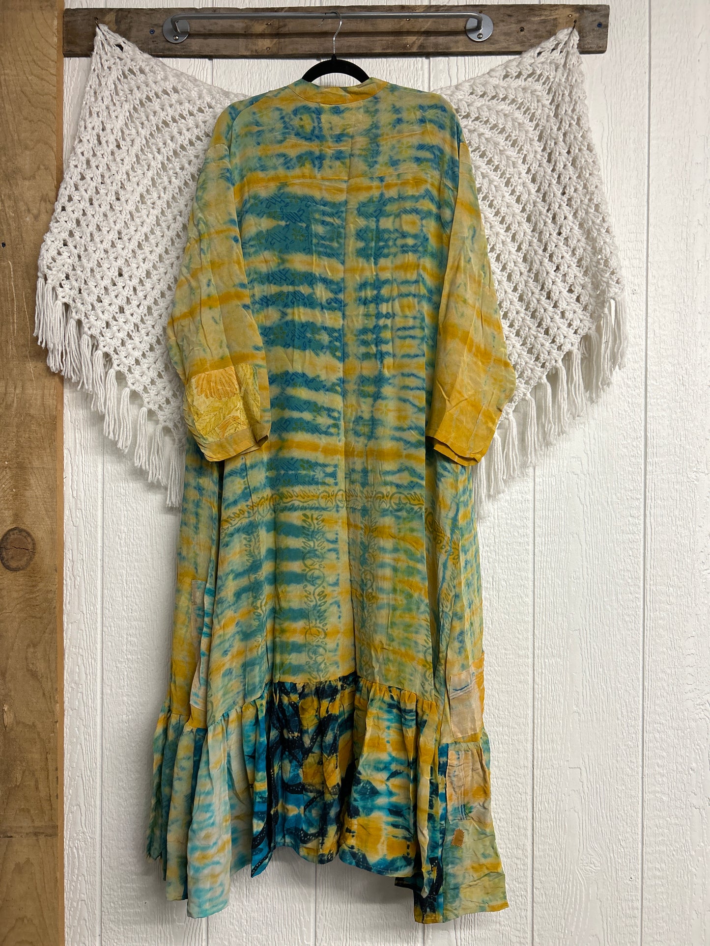 Crepe Sari Dahlia Duster Dress 0326 128