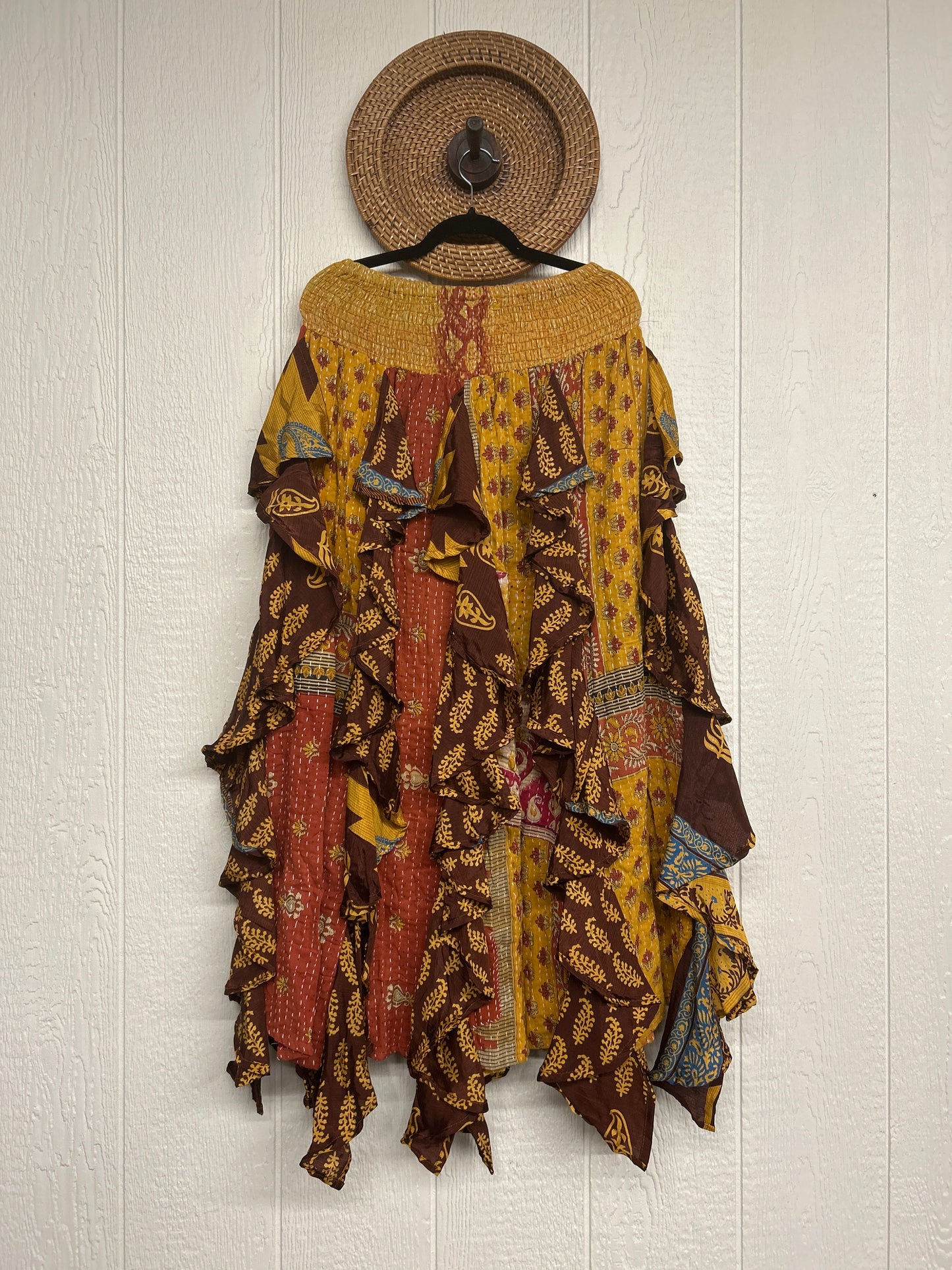Pareo Kantha Willow Maxi Skirt 0826 231