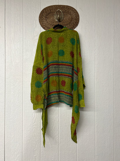 Crepe Sari Nirvana Button Down 1125 062