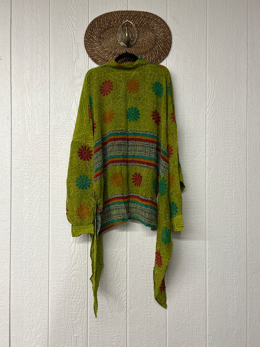 Crepe Sari Nirvana Button Down 1125 062