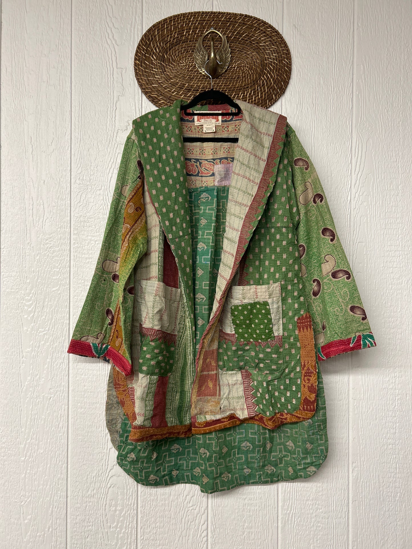 Fine Kantha Drifter Coat 1125 086