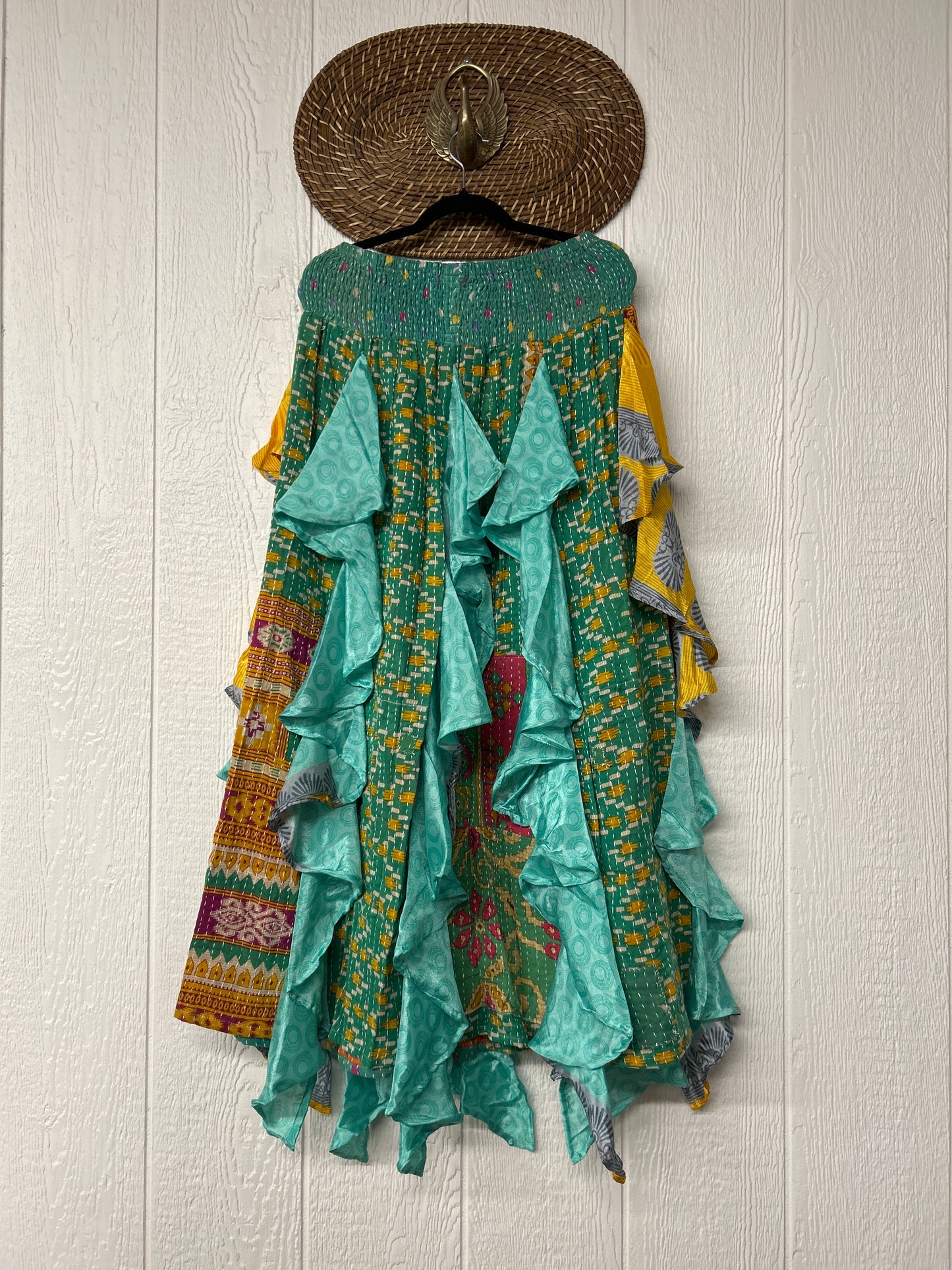 Pareo Kantha Willow Maxi Skirt 0826 138