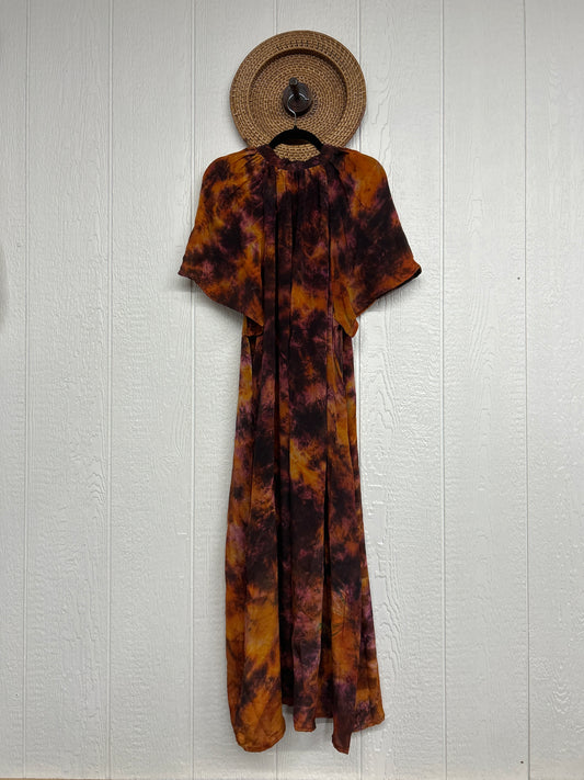 Crepe Sari Summer Woodstock Duster 0626 119
